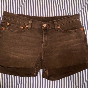 Charcoal Levi Shorts